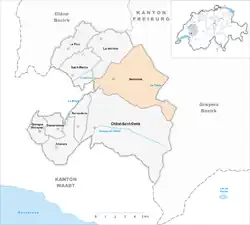 Kaart van de gemeente