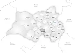 Kaart van de gemeente