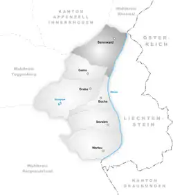 Kaart van de gemeente