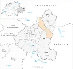 Kaart van de gemeente