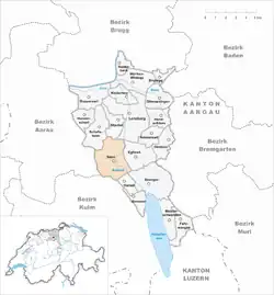 Kaart van de gemeente