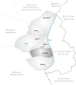 Kaart van de gemeente