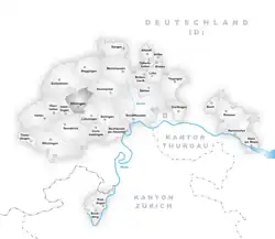 Kaart van de gemeente