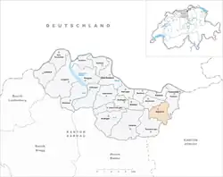 Kaart van de gemeente