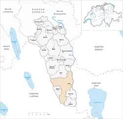 Kaart van de gemeente