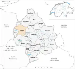 Kaart van de gemeente