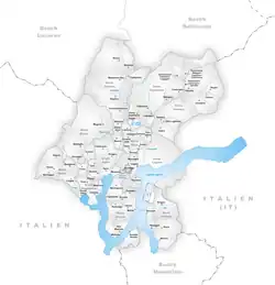 Kaart van de gemeente