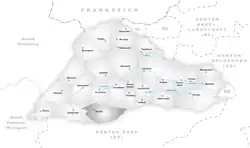 Kaart van de gemeente