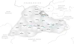 Kaart van de gemeente