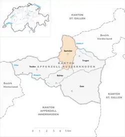 Kaart van de gemeente