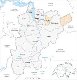 Kaart van de gemeente