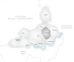 Kaart van de gemeente