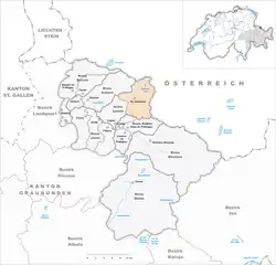 Kaart van de gemeente