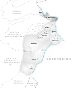 Kaart van de gemeente