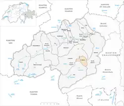 Kaart van de gemeente