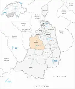 Kaart van de gemeente