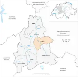 Kaart van de gemeente