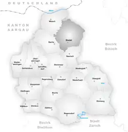 Kaart van de gemeente