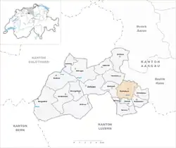 Kaart van de gemeente