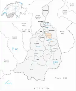 Kaart van de gemeente