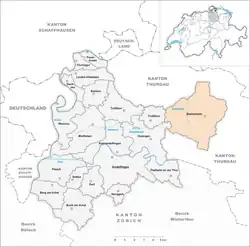 Kaart van de gemeente