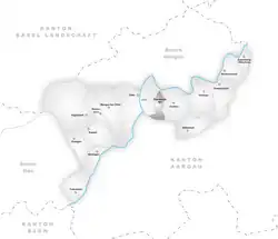 Kaart van de gemeente