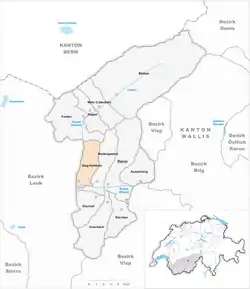 Kaart van de gemeente