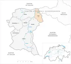 Kaart van de gemeente