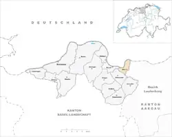 Kaart van de gemeente