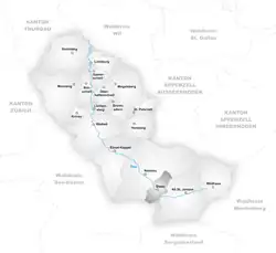 Kaart van de gemeente