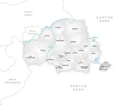 Kaart van de gemeente