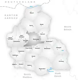 Kaart van de gemeente