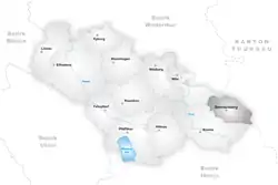 Kaart van de gemeente