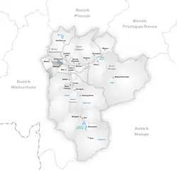 Kaart van de gemeente