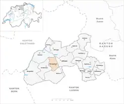 Kaart van de gemeente