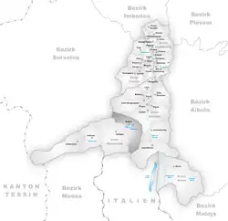 Kaart van de gemeente