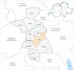 Kaart van de gemeente