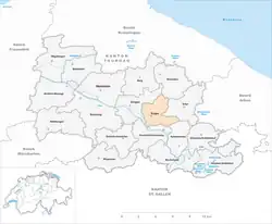 Kaart van de gemeente