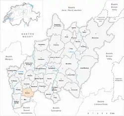 Kaart van de gemeente