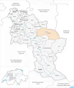 Kaart van de gemeente