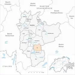 Kaart van de gemeente