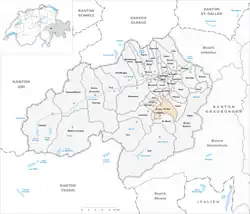 Kaart van de gemeente