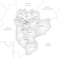 Kaart van de gemeente