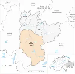 Kaart van de gemeente