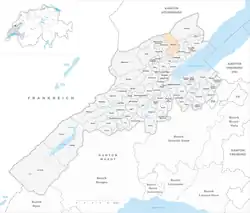 Kaart van de gemeente