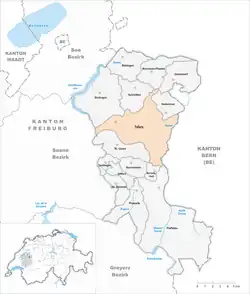 Kaart van de gemeente