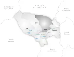 Kaart van de gemeente