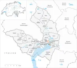 Kaart van de gemeente