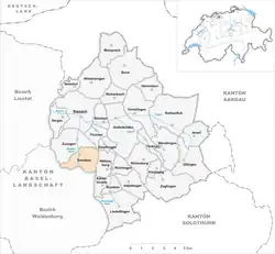 Kaart van de gemeente