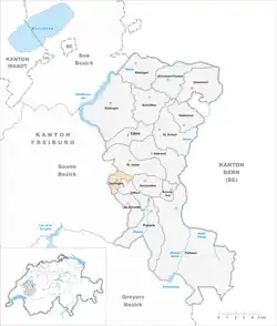 Kaart van de gemeente